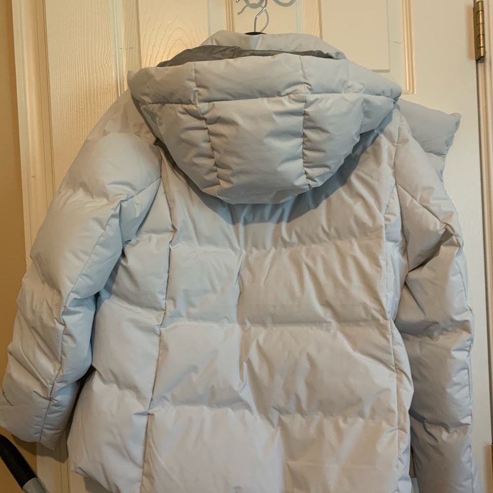 Eddie Bauer Light Gray Puffer Jacket